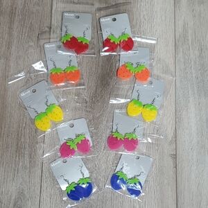 Strawberry Earrings - Multicolor